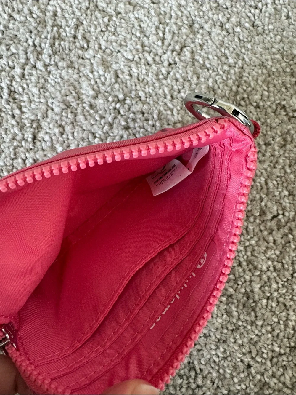lululemon athletica Pink Key & Card Holder Pouch